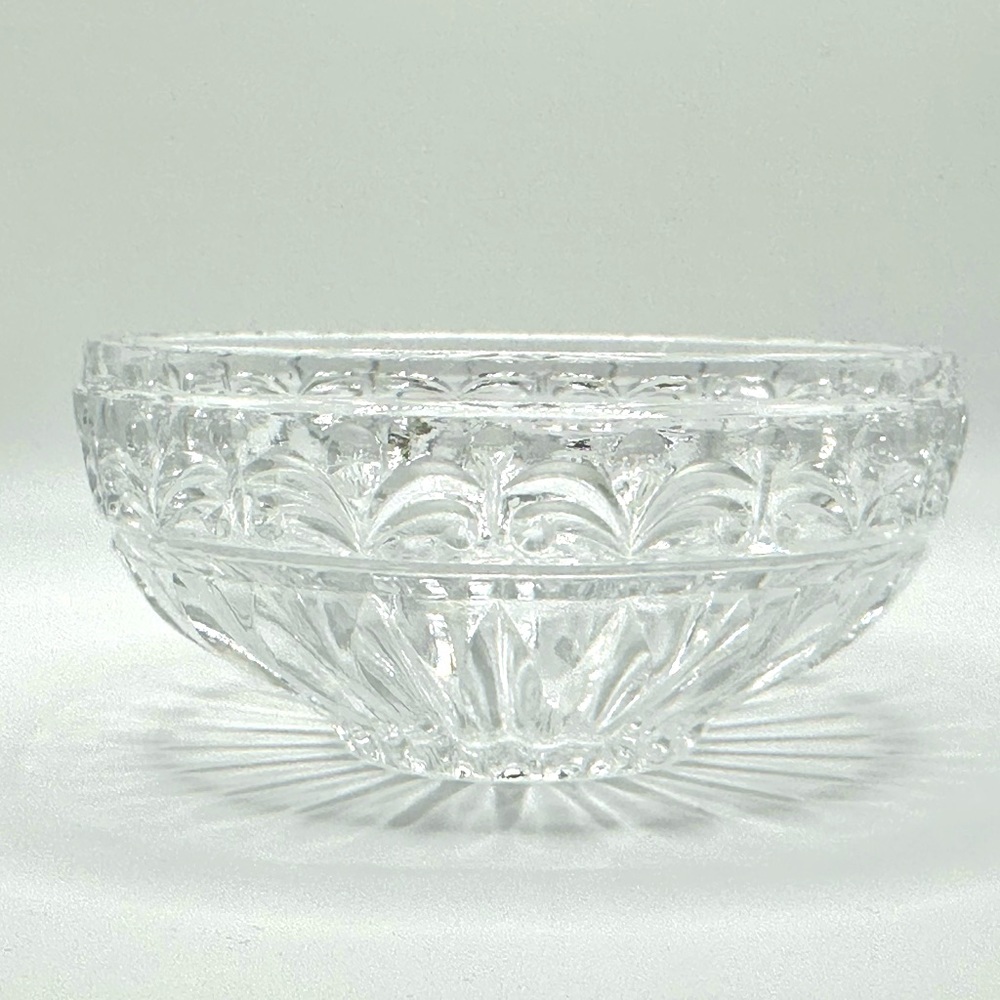 Vintage ruby and crystal covered candy dish - Picture 4 of 5